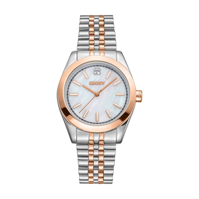DKNY Nolita Midi White Dial Stainless Steel Watch DK1L029M0095