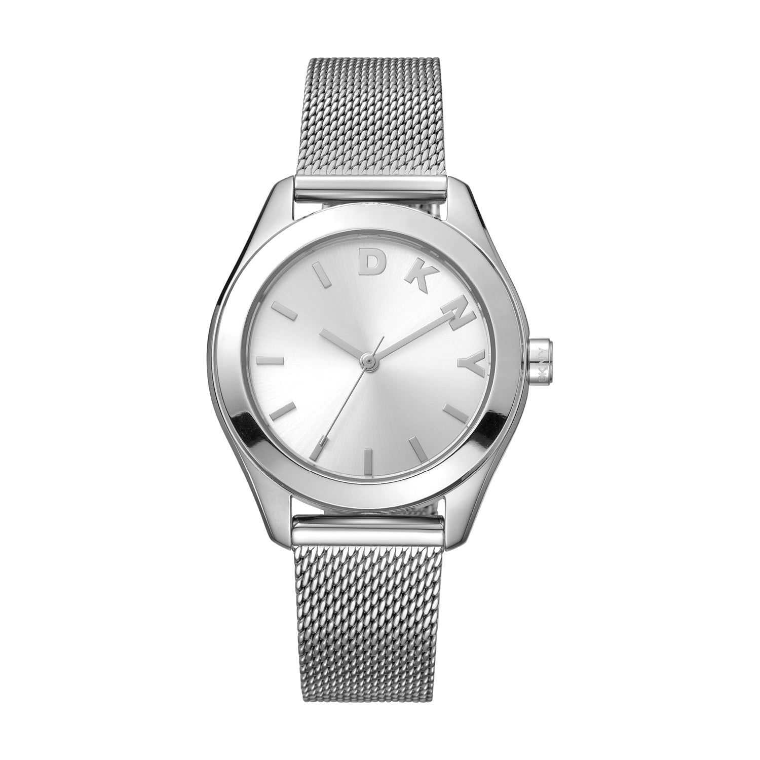 DKNY Astoria Silver Stainless Steel 34mm Womens Everyday Watch
