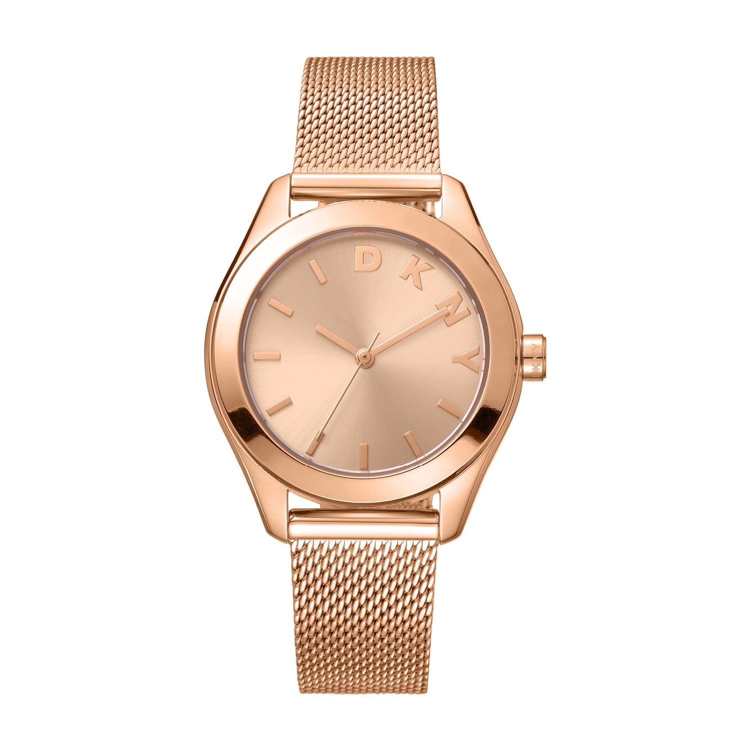 DKNY Astoria Rose Gold Stainless Steel 34mm Womens Watch Elegance