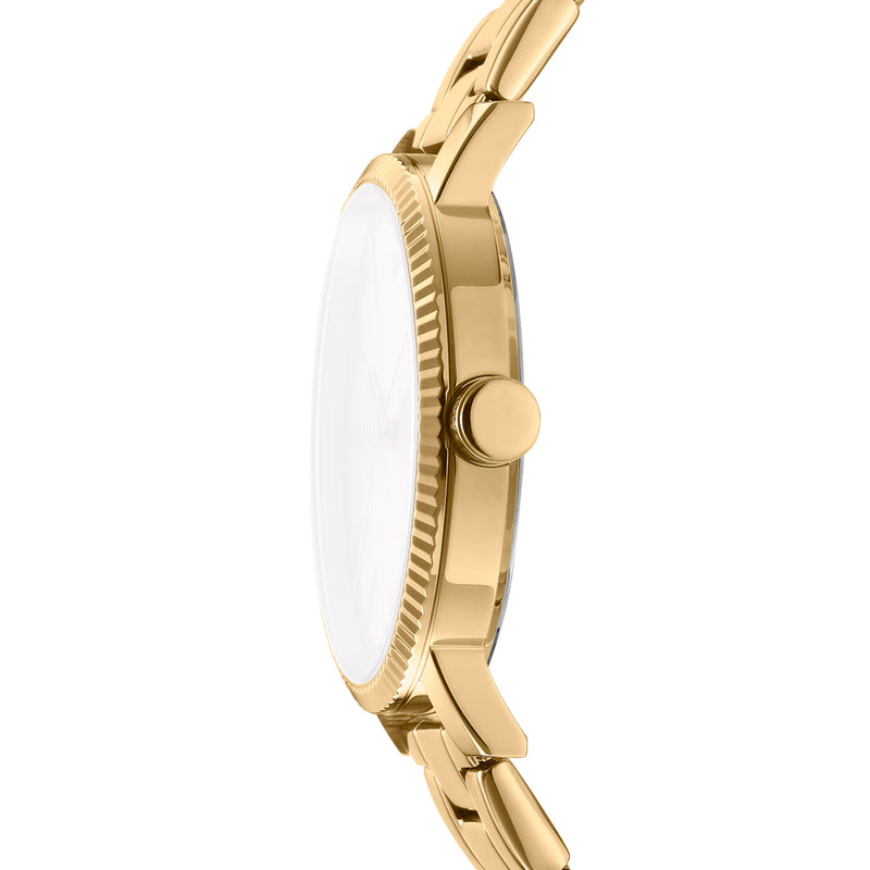 DKNY Soho Maxi Champagne Dial Stainless Steel Watch DK1L034M0045
