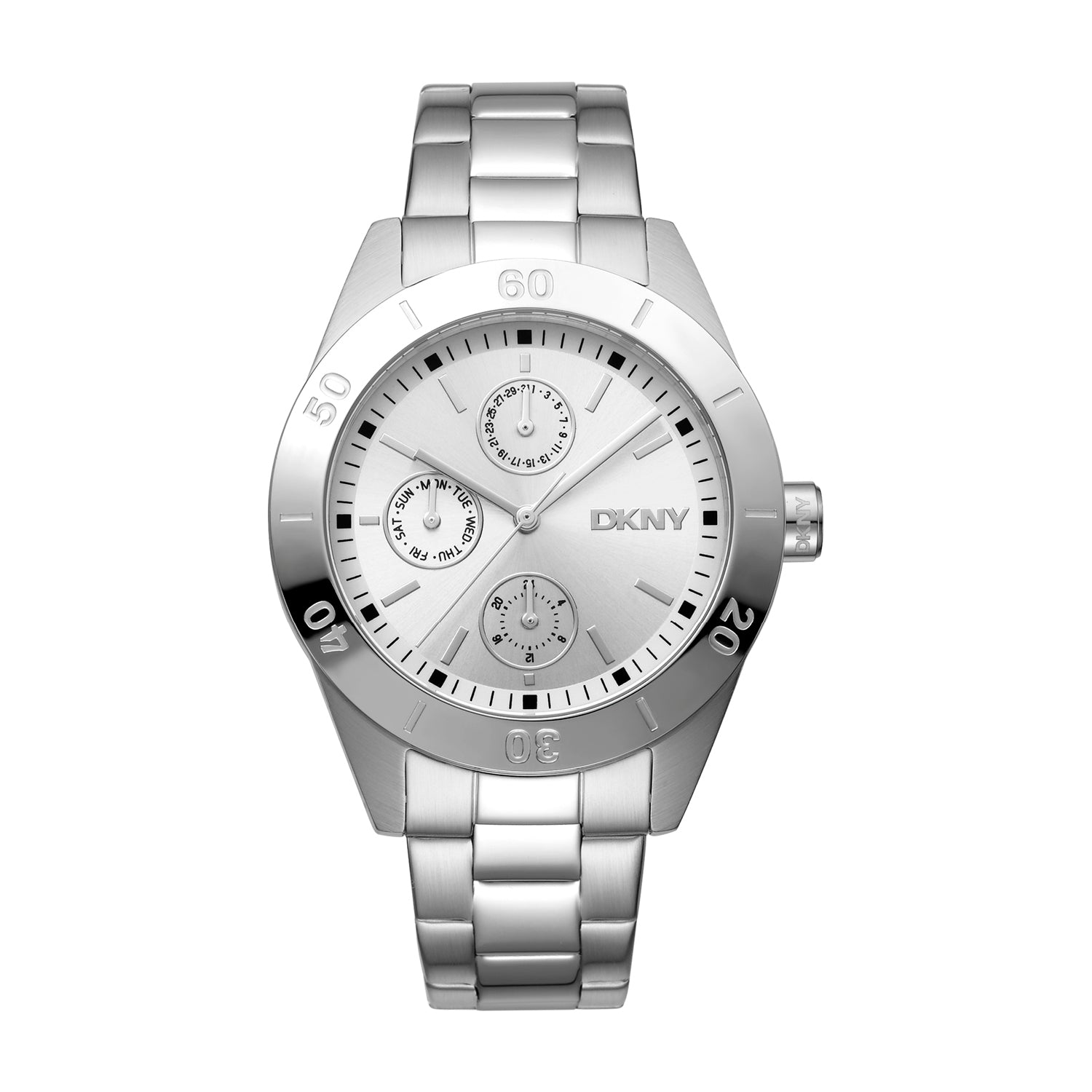 DKNY Nolita Sport Silver Stainless Steel 38mm Womens Watch
