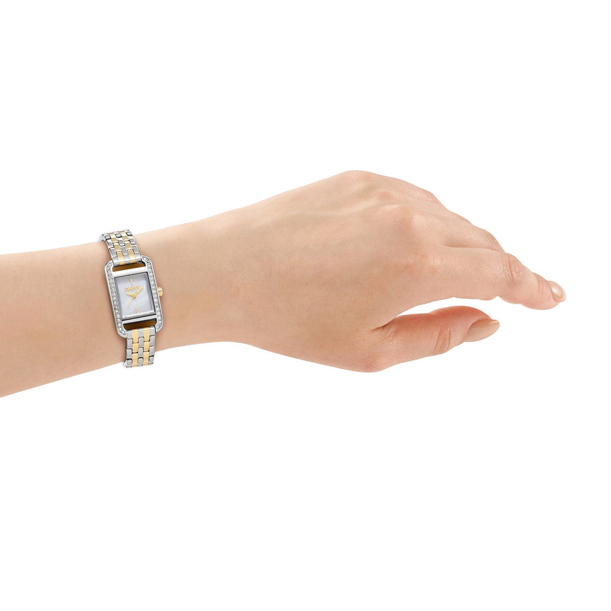 DKNY Signature Shape Two-Tone 20x33mm Womens Watch DK1L117M0065