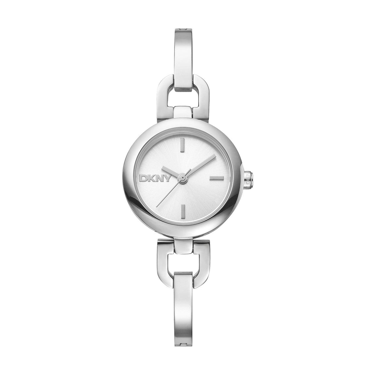 DKNY Half Bangle Silver 26mm Silver Dial Womens Watch DK1L161M0015