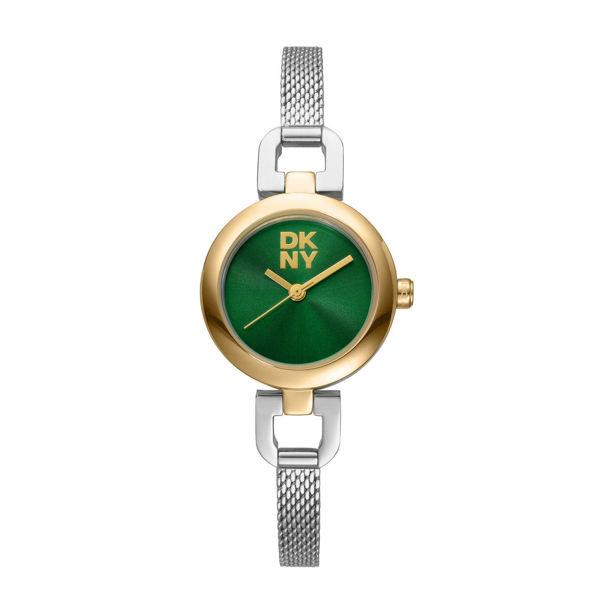 DKNY Milanese Two-Tone 26mm Green Dial Womens Watch DK1L161M0265