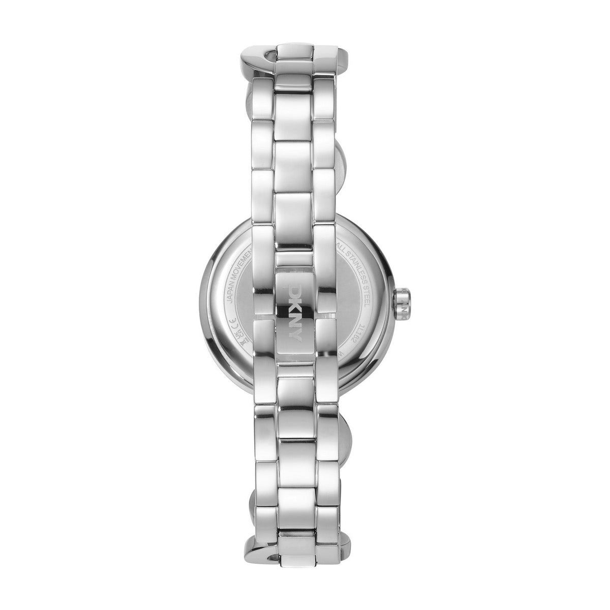 DKNY Open Link Silver 28mm Pink Womens Watch DK1L162M0025