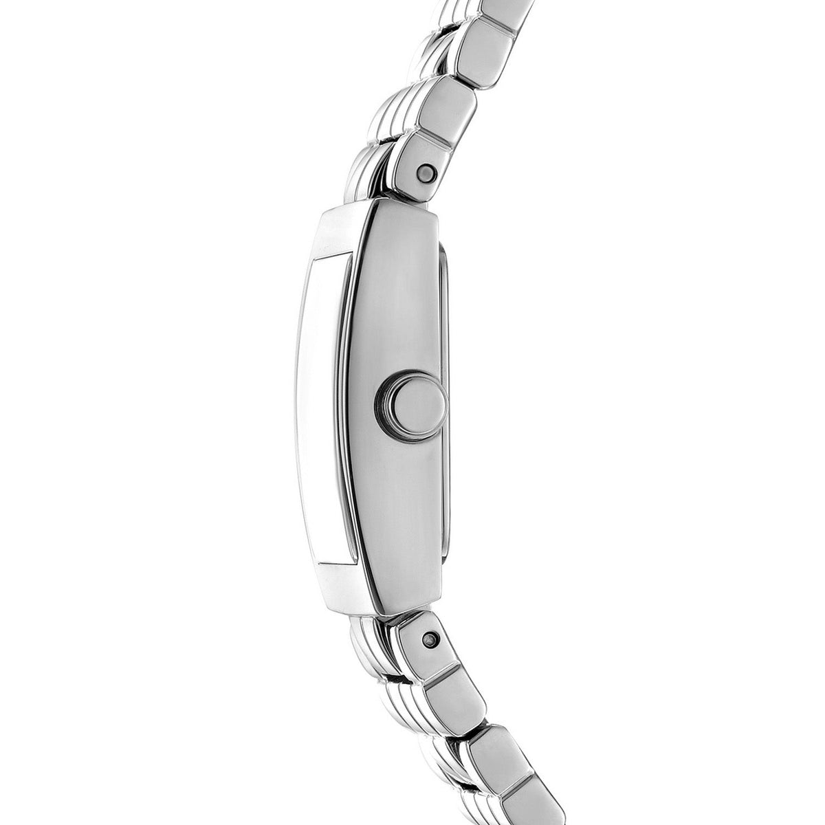 DKNY Signature Shape Silver 17x25.5mm Black Dial Womens Watch DK1L172M0025