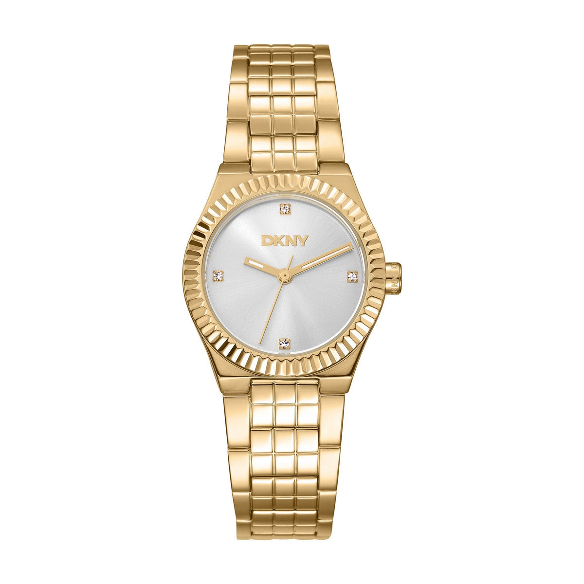 DKNY Essentials Silver Dial Gold Steel Womens Watch DK1L182M0035 view 5