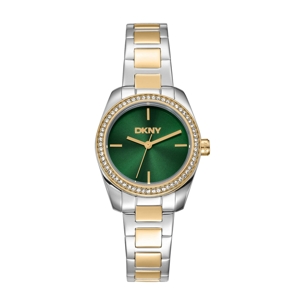 DKNY Evening Green Dial Two Tone Steel Womens Watch DK1L184M0095 view 5