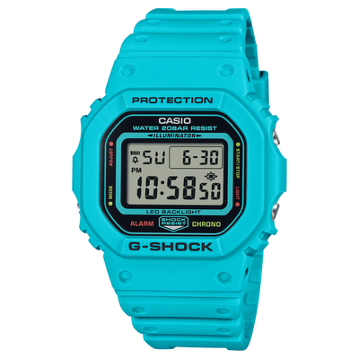 G-Shock Digital Blue Resin Band Watch DW5600EP-2D