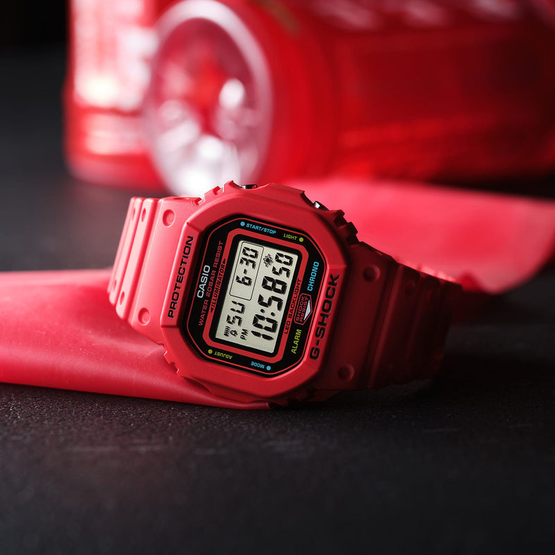 G-Shock Digital Pink Resin Band Watch DW5600EP-4D