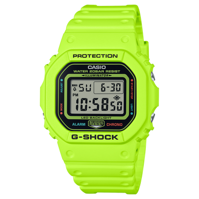 G-Shock Digital  Yellow Resin Band Watch DW5600EP-9D