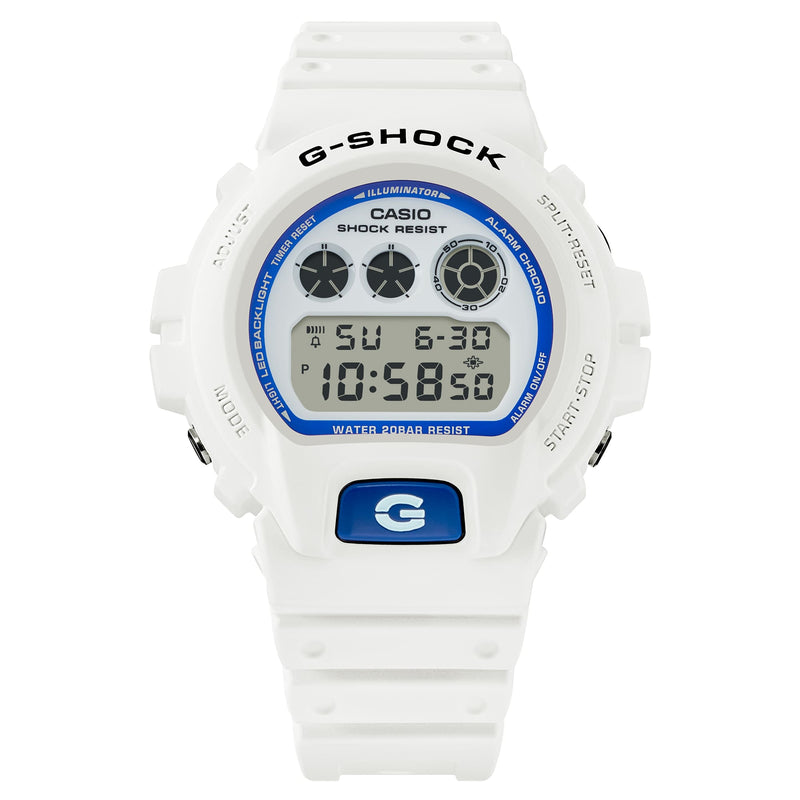 G-Shock Digital 6900 Series White Resin Band Watch DW6900HDS-7D