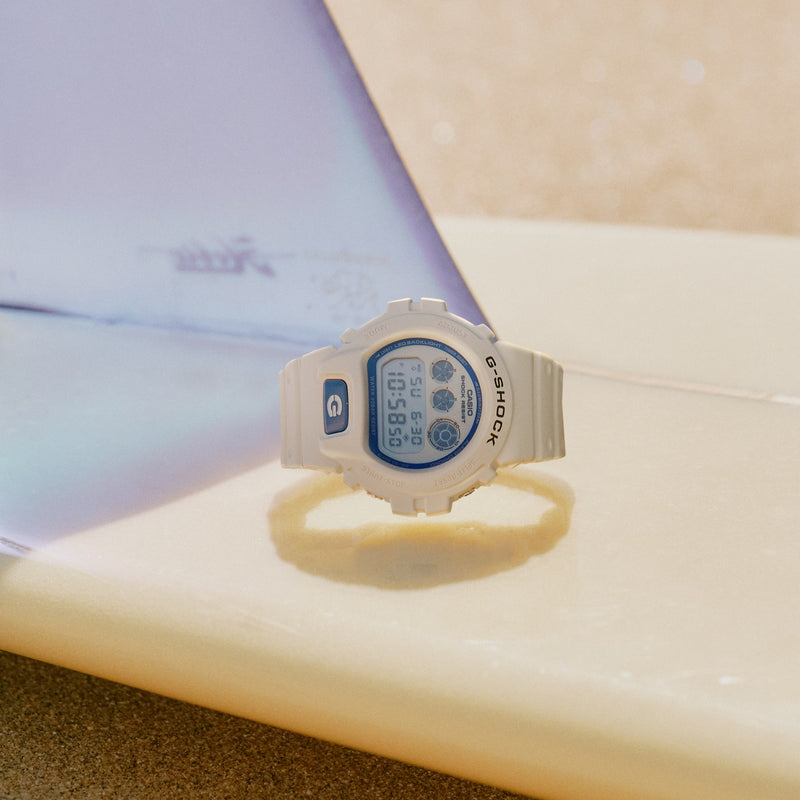 G-Shock Digital 6900 Series White Resin Band Watch DW6900HDS-7D
