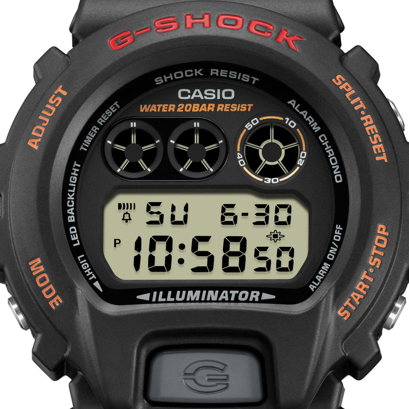 G-Shock Digital Black Dial Black Resin Band Watch DW6900UB-9D
