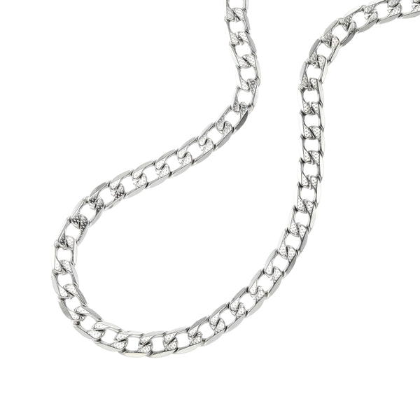 Diesel Steel Silver Necklace DX1343040