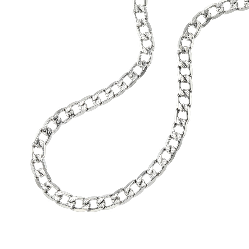 Diesel Steel Silver Necklace DX1343040