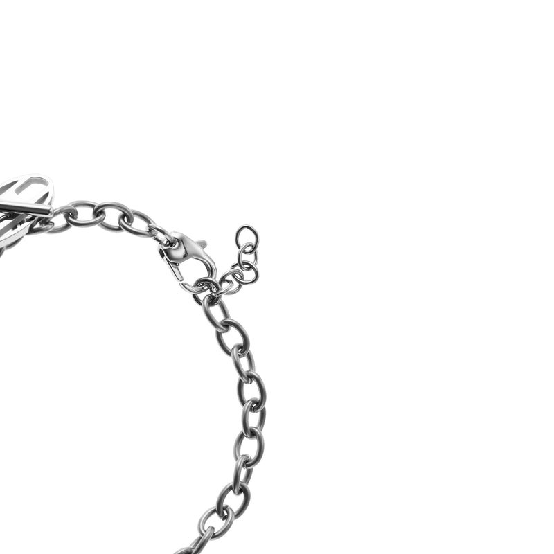 Diesel Steel Silver Bracelet DX1436040