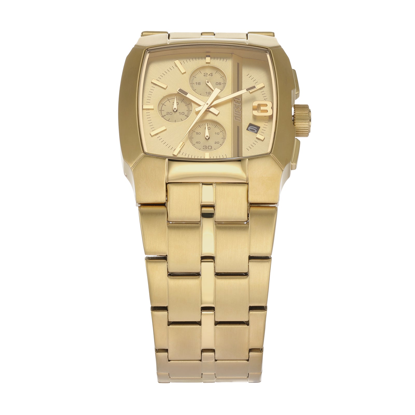 Gold-Tone Diesel Cliffhanger Stainless Steel Chronograph