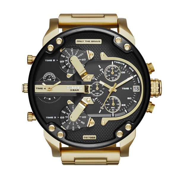 Diesel Mr. Daddy 2.0 Multi-Time Zone Black Dial Men's Watch