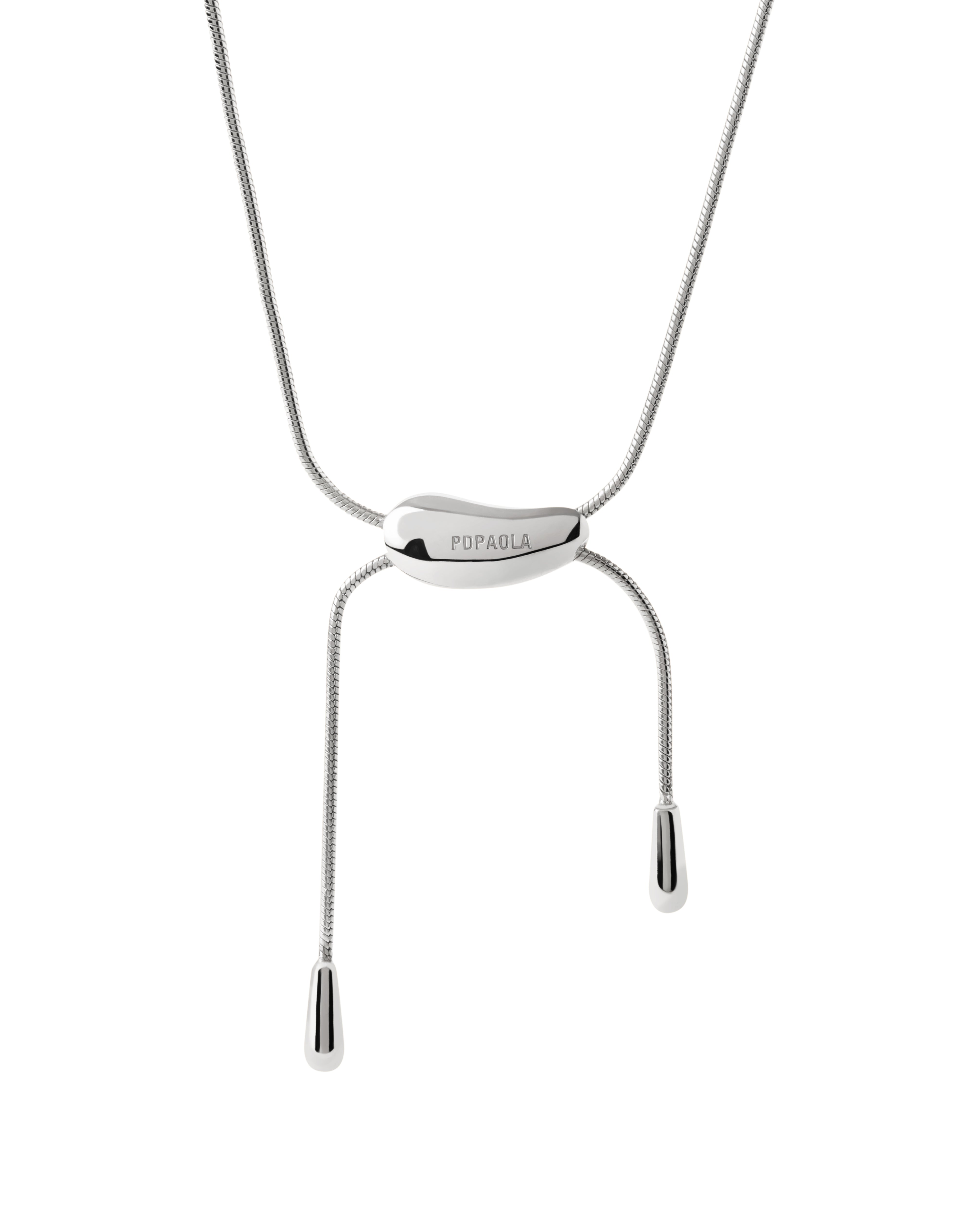 PDPAOLA Oslo Silver Chain Necklace