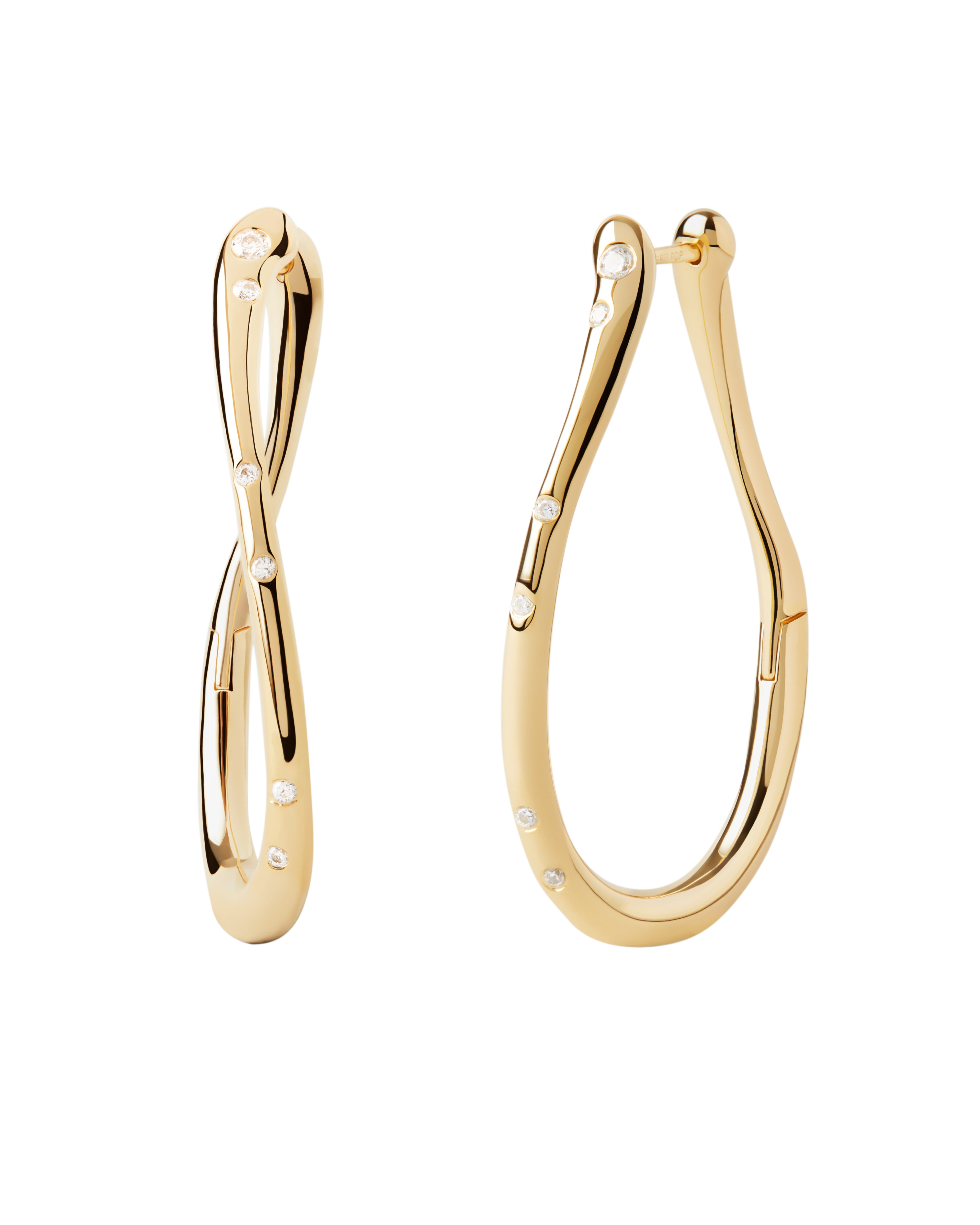 PDPAOLA Air Gold Hoops