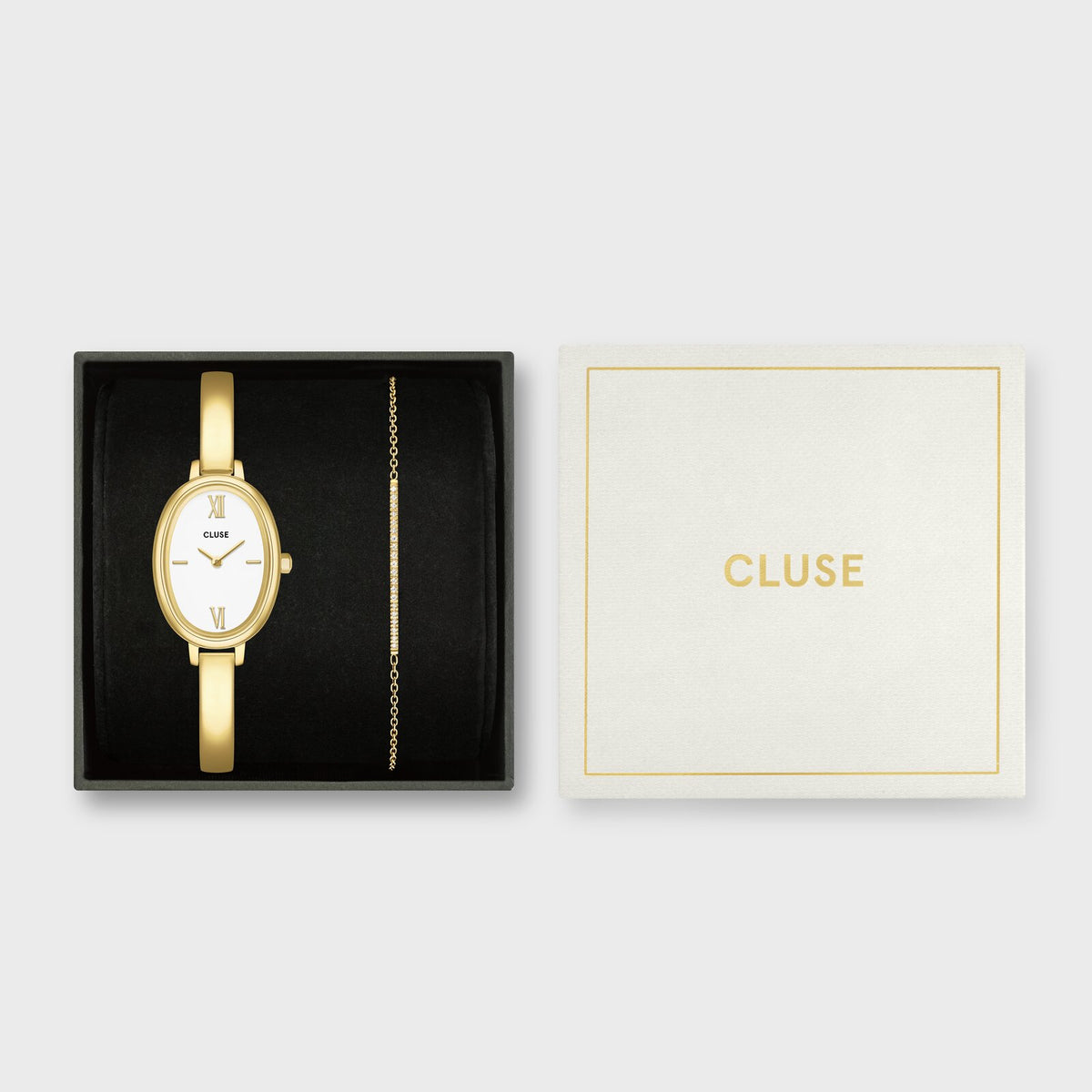 CLUSE L'Ovale Gold Gift Set CG16101 image 1