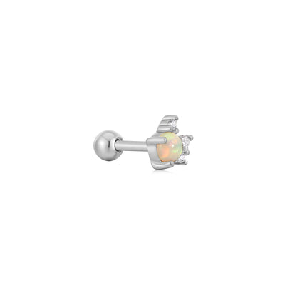 Ania Haie Gold Kyoto Opal Drop Chain Barbell Single Earring