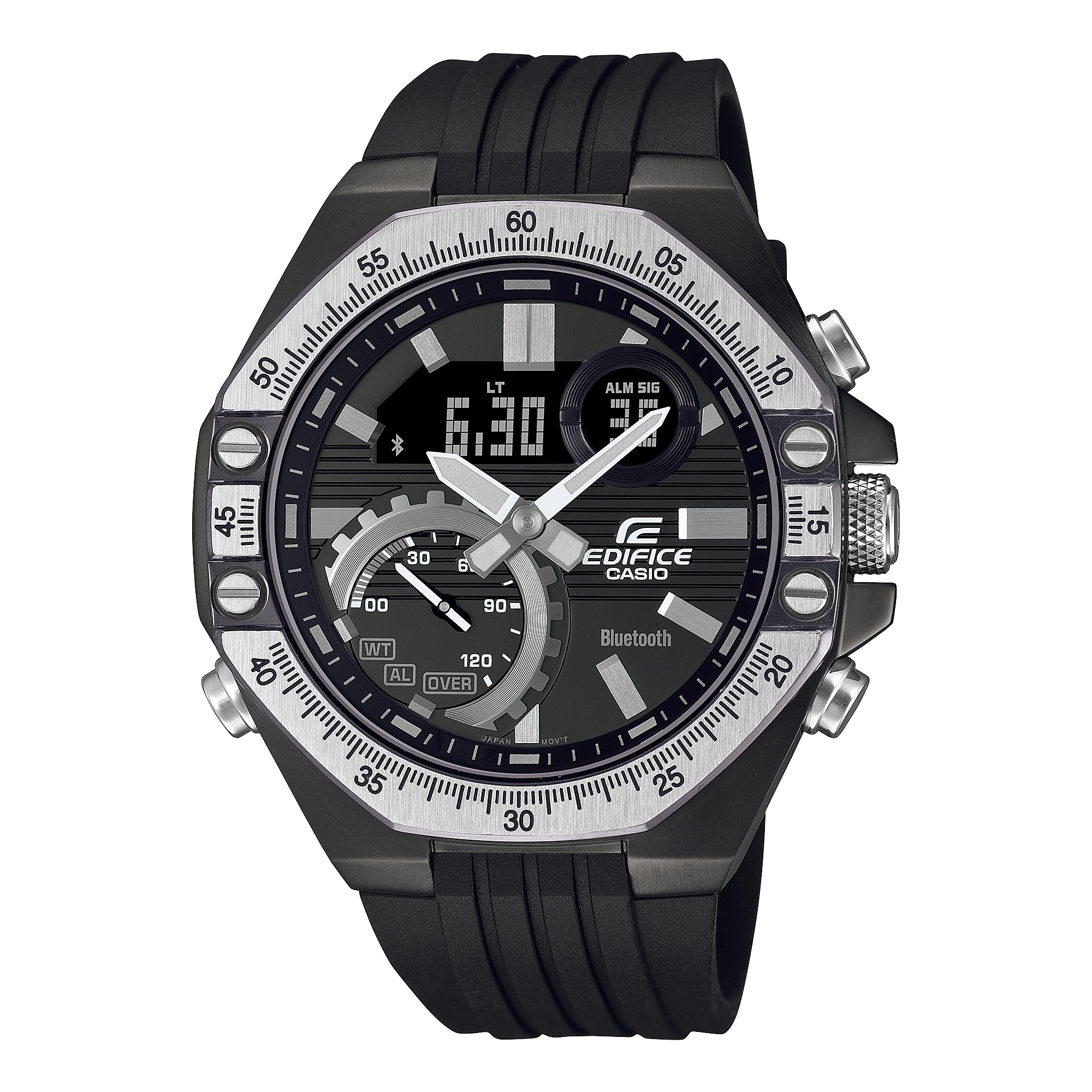 Casio Edifice Automotive Toolkit Inspired Design Series Black Resin Band Watch ECB10TP-1A