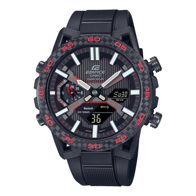 Casio Edifice Sospensione Black Resin Band Watch ECB2000PB-1A