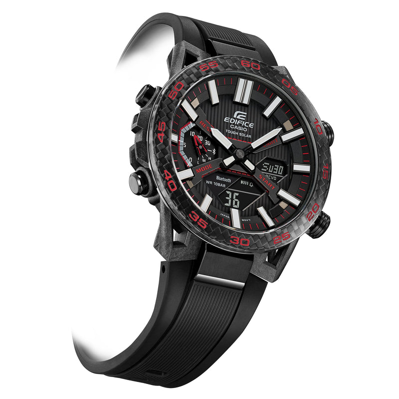 Casio Edifice Sospensione Black Resin Band Watch ECB2000PB-1A