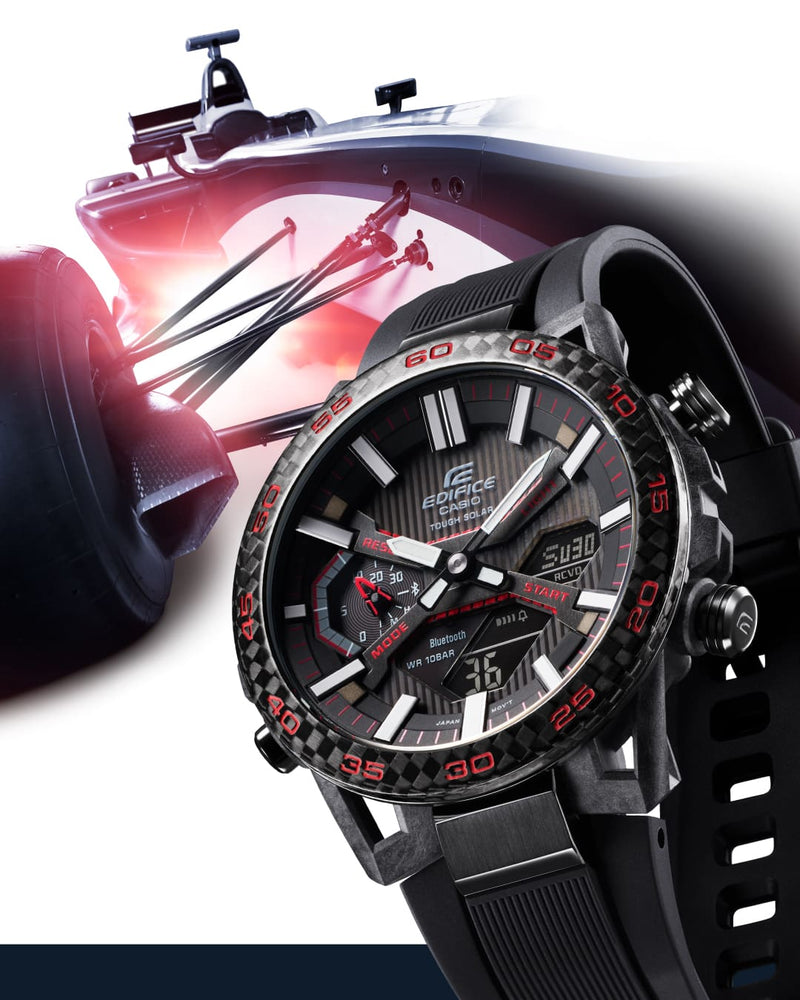 Casio Edifice Sospensione Black Resin Band Watch ECB2000PB-1A