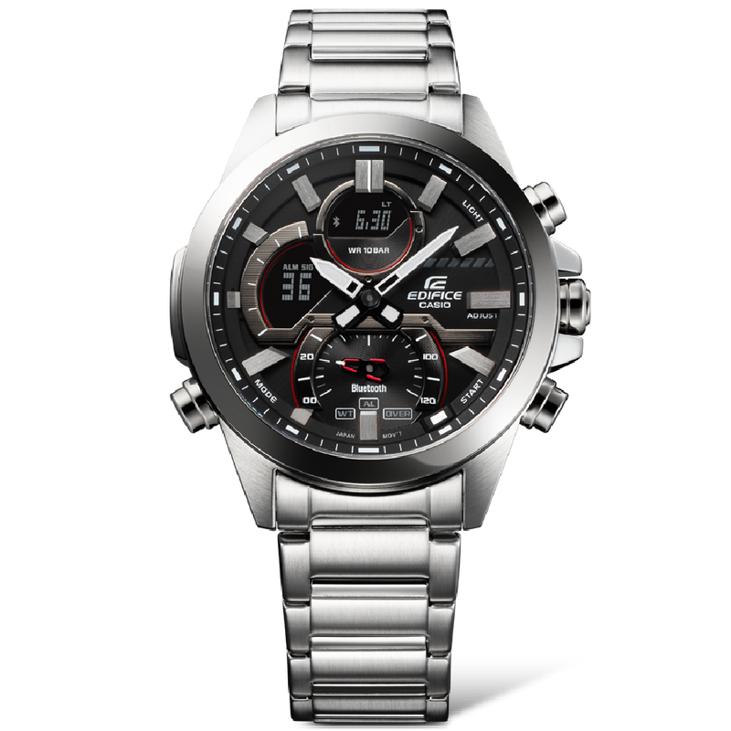 Casio Edifice Chrono Bluetooth Silver Stainless Steel Watch ECB30D-1A