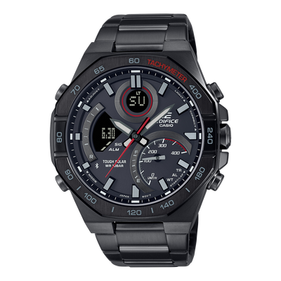 Casio Edifice Black Stainless Steel Watch ECB950DC-1A