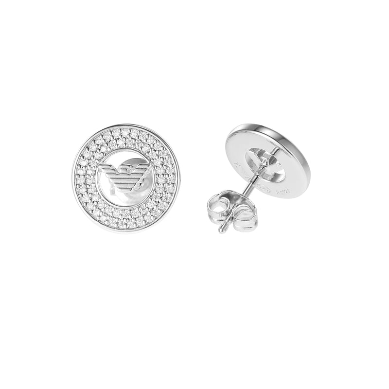 Armani Elegant Key Design Silver Earrings EG3587040