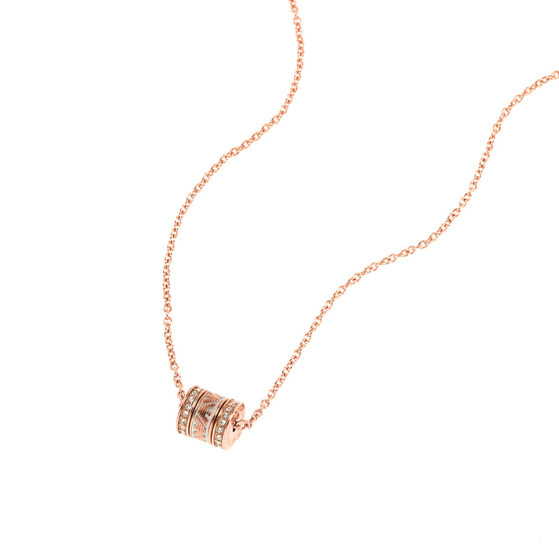 Armani Elegant Rose Gold Crystal Necklace EGS2973221