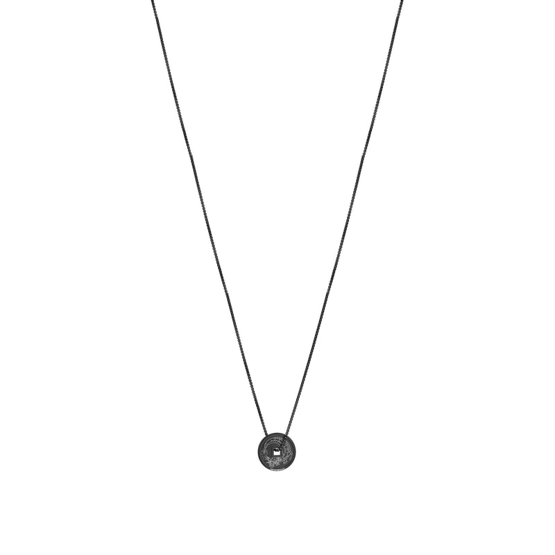 Armani Elegance Black Necklace with Dragon Motif EGS3045001