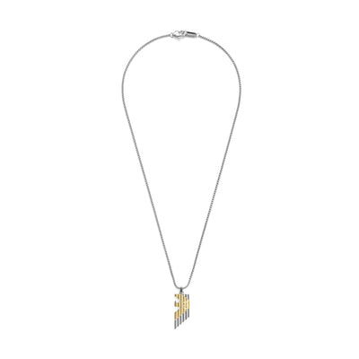 Armani Elegant Two-Tone Silver Necklace EGS3073040