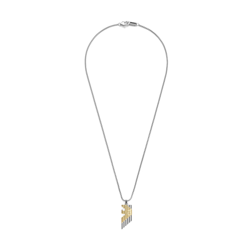 Armani Elegant Two-Tone Silver Necklace EGS3073040