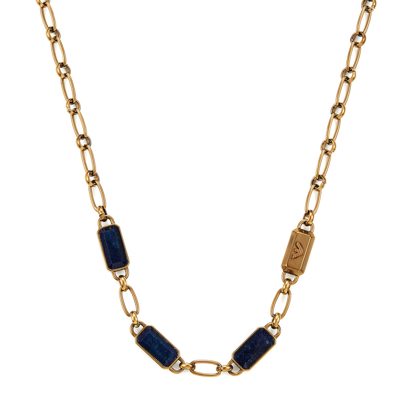 Armani Timeless Elegance Necklace with Blue Stone EGS3096251