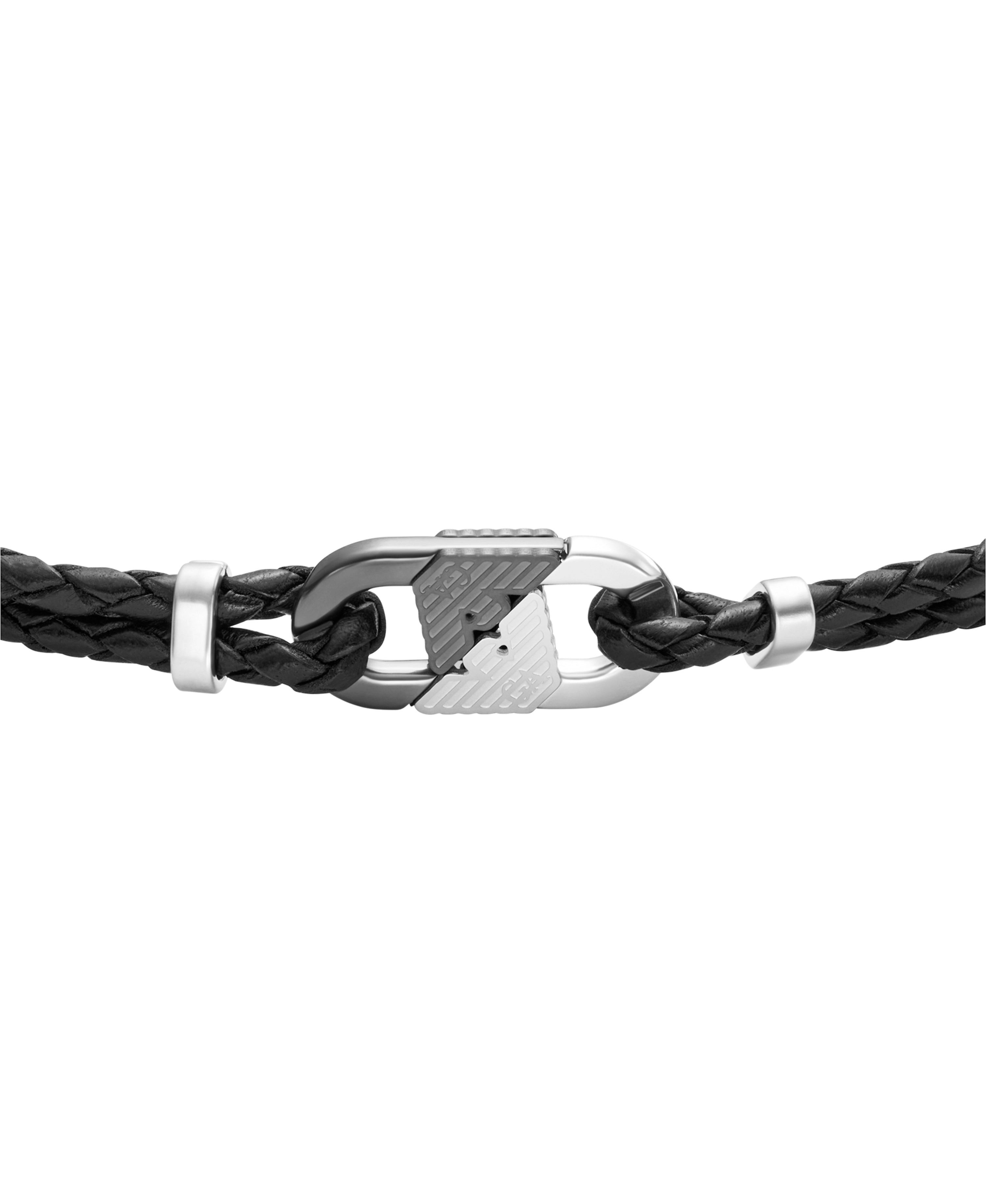 Emporio Armani Elegance Two-Tone Leather Men's Bracelet EGS3171040