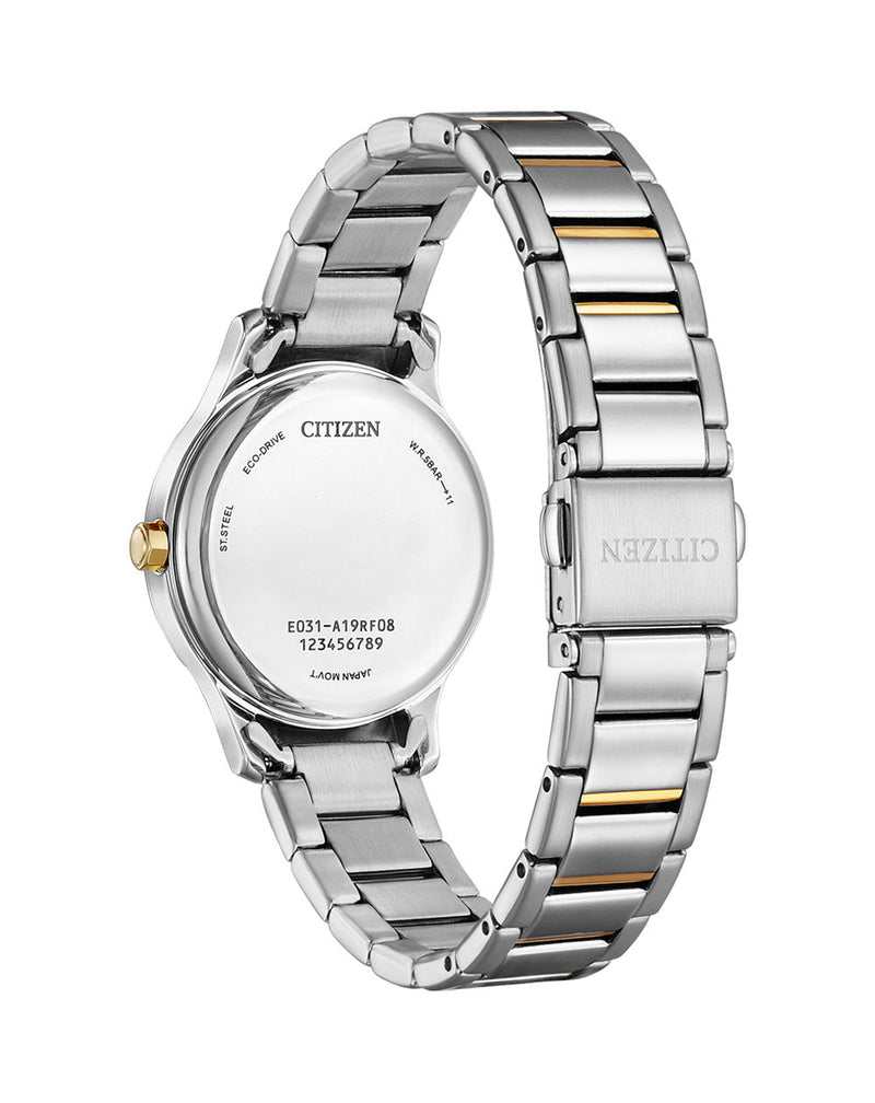 Citizen Eco-Drive Silver Dial Women's Watch EM0895-73A