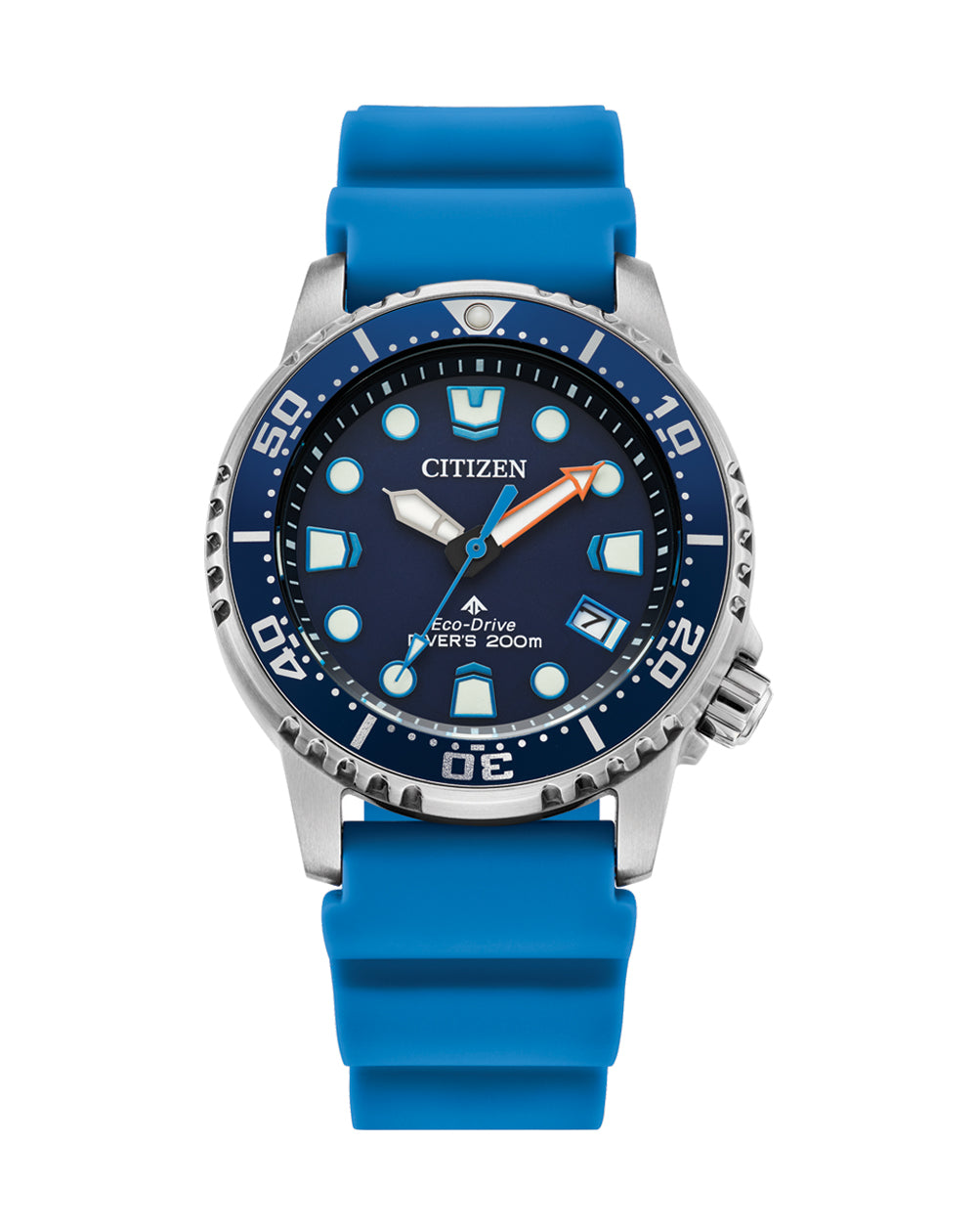 Citizen Promaster Eco-Drive Polyurethane Strap Blue Dial 36mm Watch EO2028- 06L