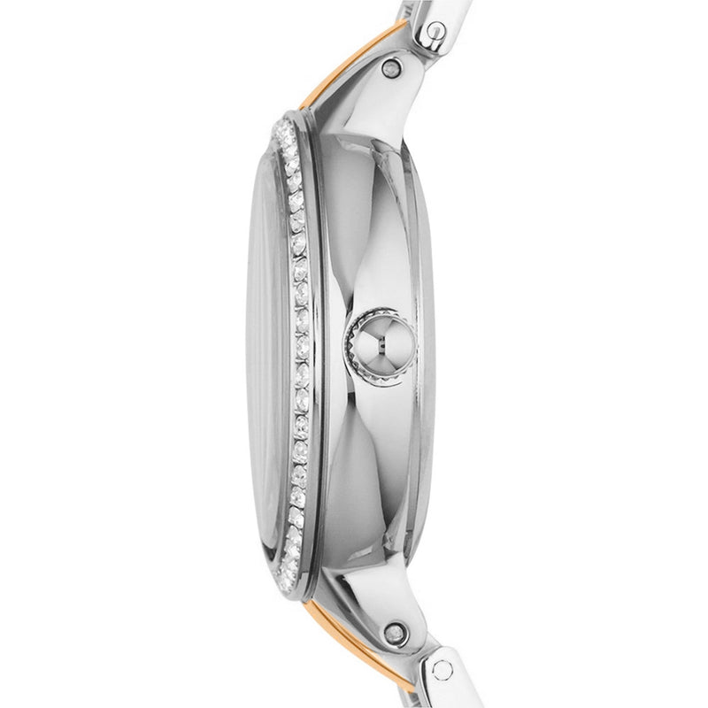 Fossil Rose Gold Dial Two Tone Stainless Steel Watch ES3405