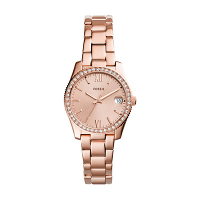 Rose Gold-Tone Fossil Scarlette Mini Stainless Steel Watch ES4318