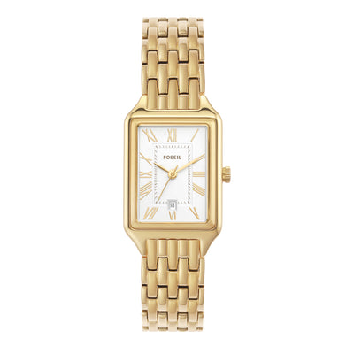 Fossil Raquel Gold-Tone Stainless Steel Date Watch ES5220