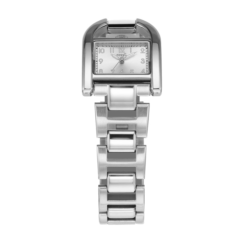 Fossil Harwell Sleek Stainless Steel Three-Hand Watch ES5326