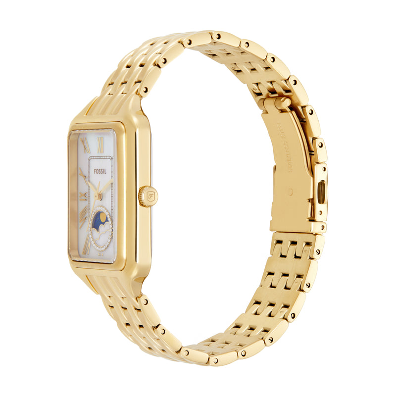 Fossil Raquel Sun Moon Multifunction Gold Stainless Steel Watch ES5398