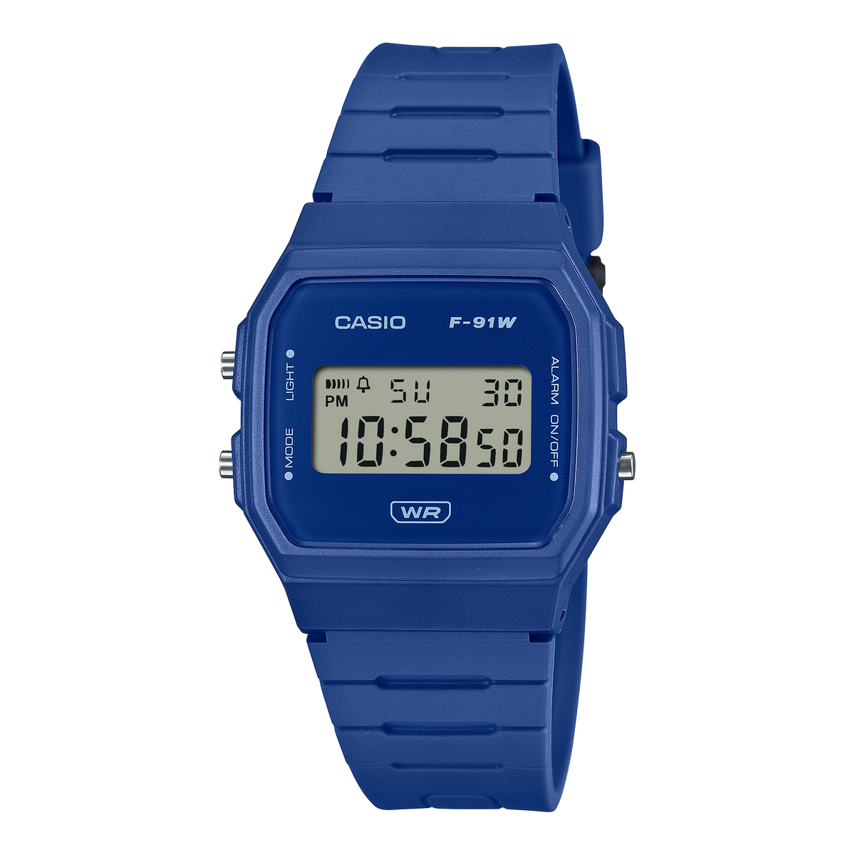 Casio Blue Resin Band Watch F91WB-2A1