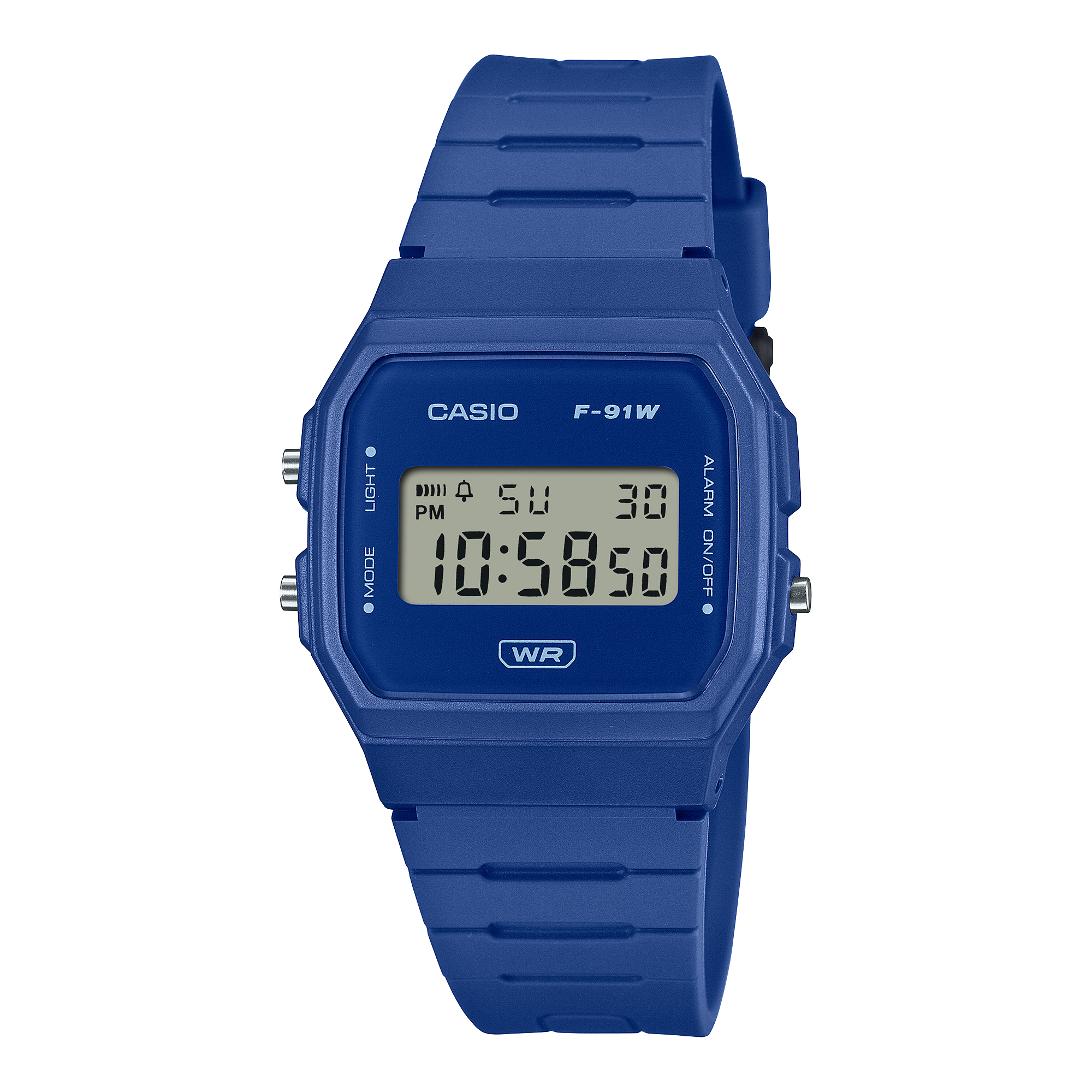 Casio Blue Resin Band Watch F91WB-2A1