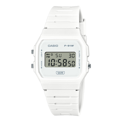 Casio White Resin Band Watch F91WB-7A